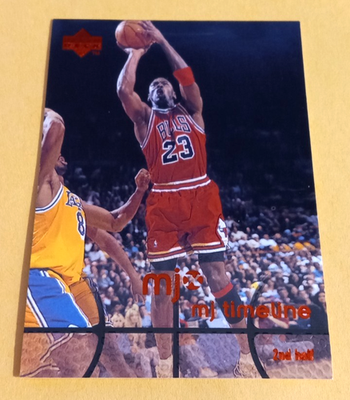 1998 Upper Deck MJx Michael Jordan Guarded by Kobe Bryant #72