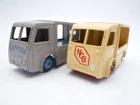 VINTAGE DINKY TOYS 30V NCB ELECTRIC VAN / MILK FLOAT PAIR 1949-54