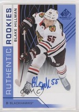 2018 Upper Deck SP Game Used Authentic Rookies Blue Blake Hillman #146 Auto f1h