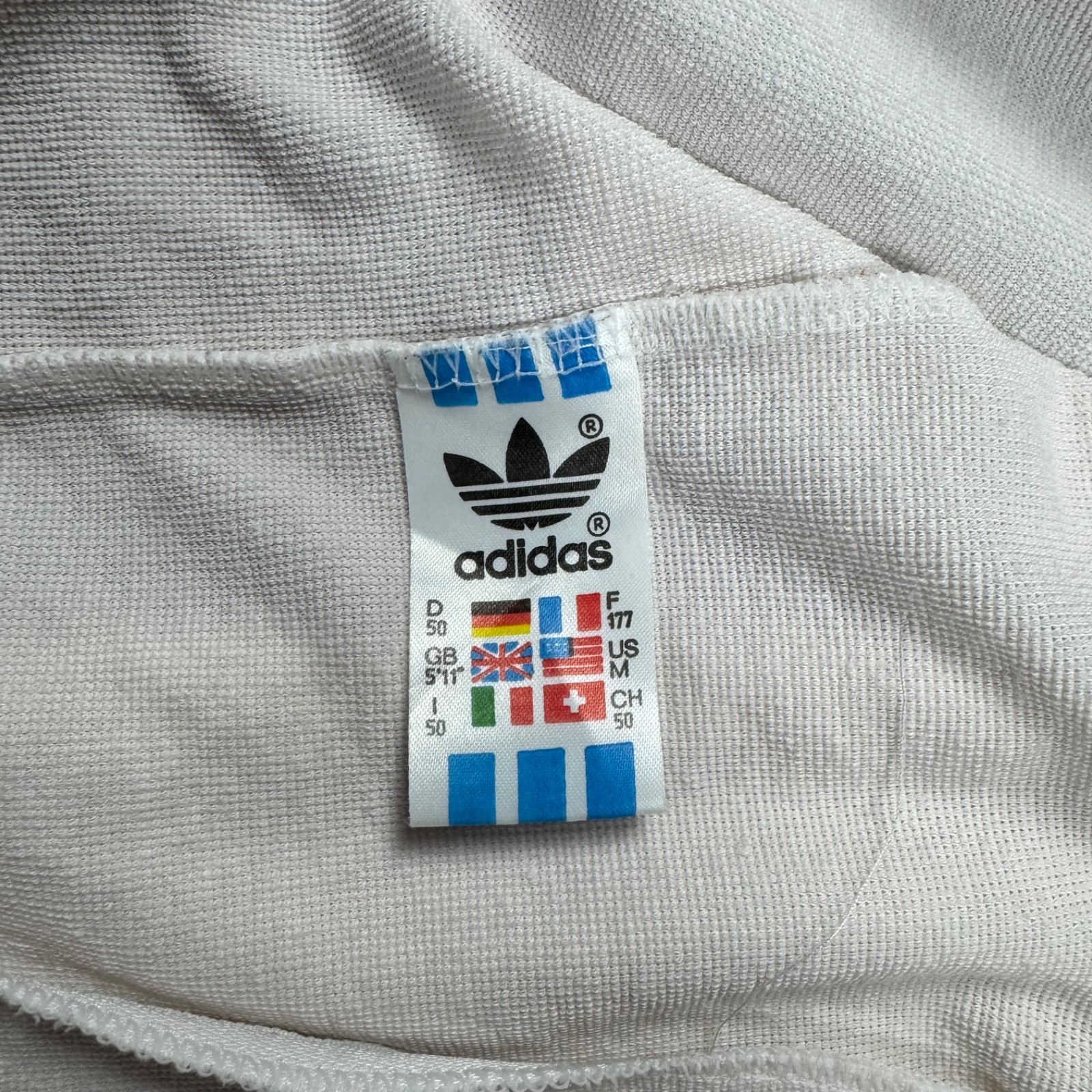 Rare 80s Vintage Adidas Track Top - Made in Malta (Size 50) thumbnail 5