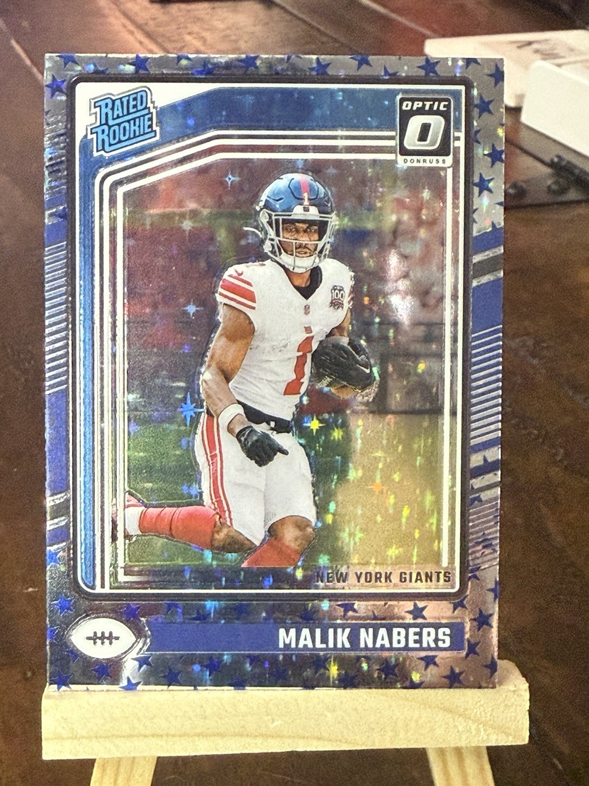 2024 Panini Donruss Optic - Rated Rookie Malik Nabers #271 Stars Prizm (RC)
