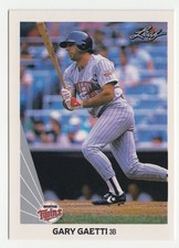 1990 Donruss Leaf  GARY GAETTI  Preview Sample Promo Card