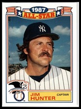 1988 Topps #11a Jim Hunter Glossy All-Stars