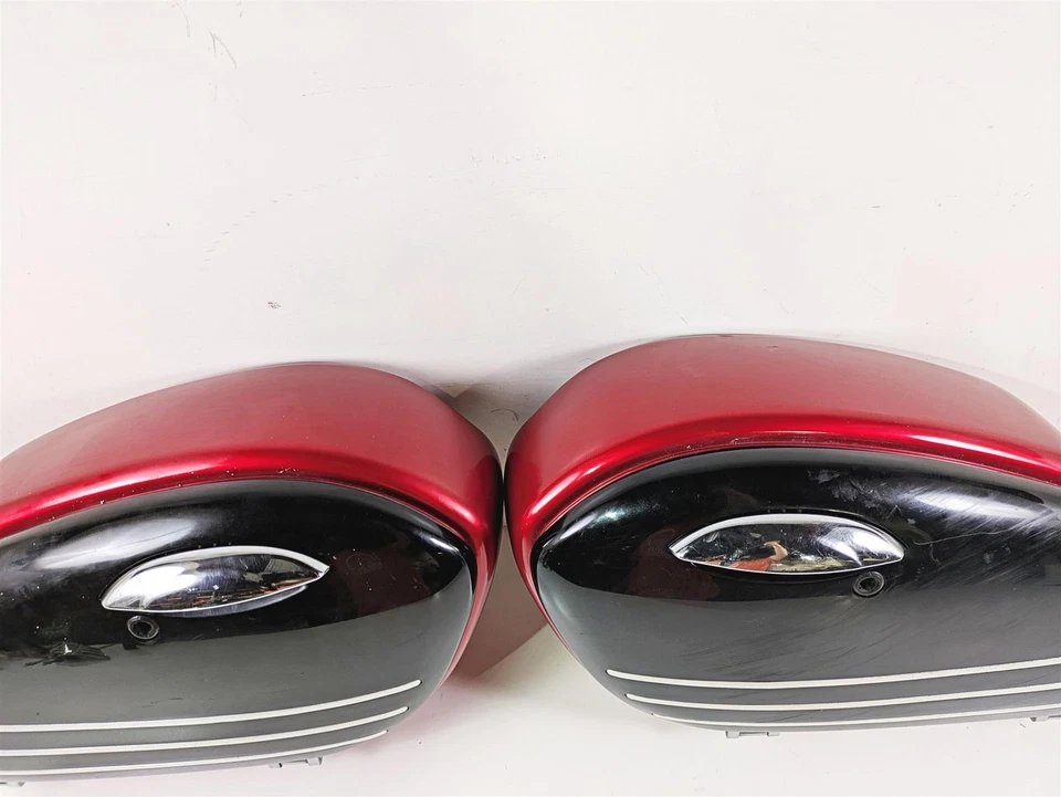2008 Kawasaki VN1600 Vulcan Nomad Saddlebag Saddle Bag Set 14041-1130-17K Foto 4 de 4