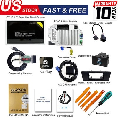 USA For Ford SYNC 2 to sync 3 Wireless CarPlay Factory Explorer fast OEM