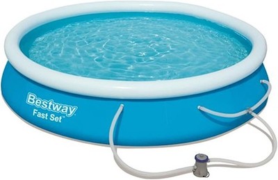 BESTWAY 57275E FAST SET ABOVE GROUND SWIMMING POOL SET 12' X 30'' *NEW
