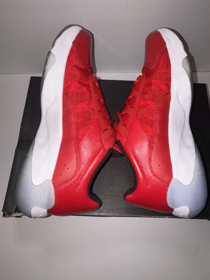 Air Jordan 11 CMFT 低帮大学红色白色黑色男式 10 码 — 第 3/4 张图片