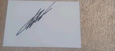 CAOIMHIN KELLEHER - BRENTFORD - LIVERPOOL - HAND  SIGNED WHITE CARD