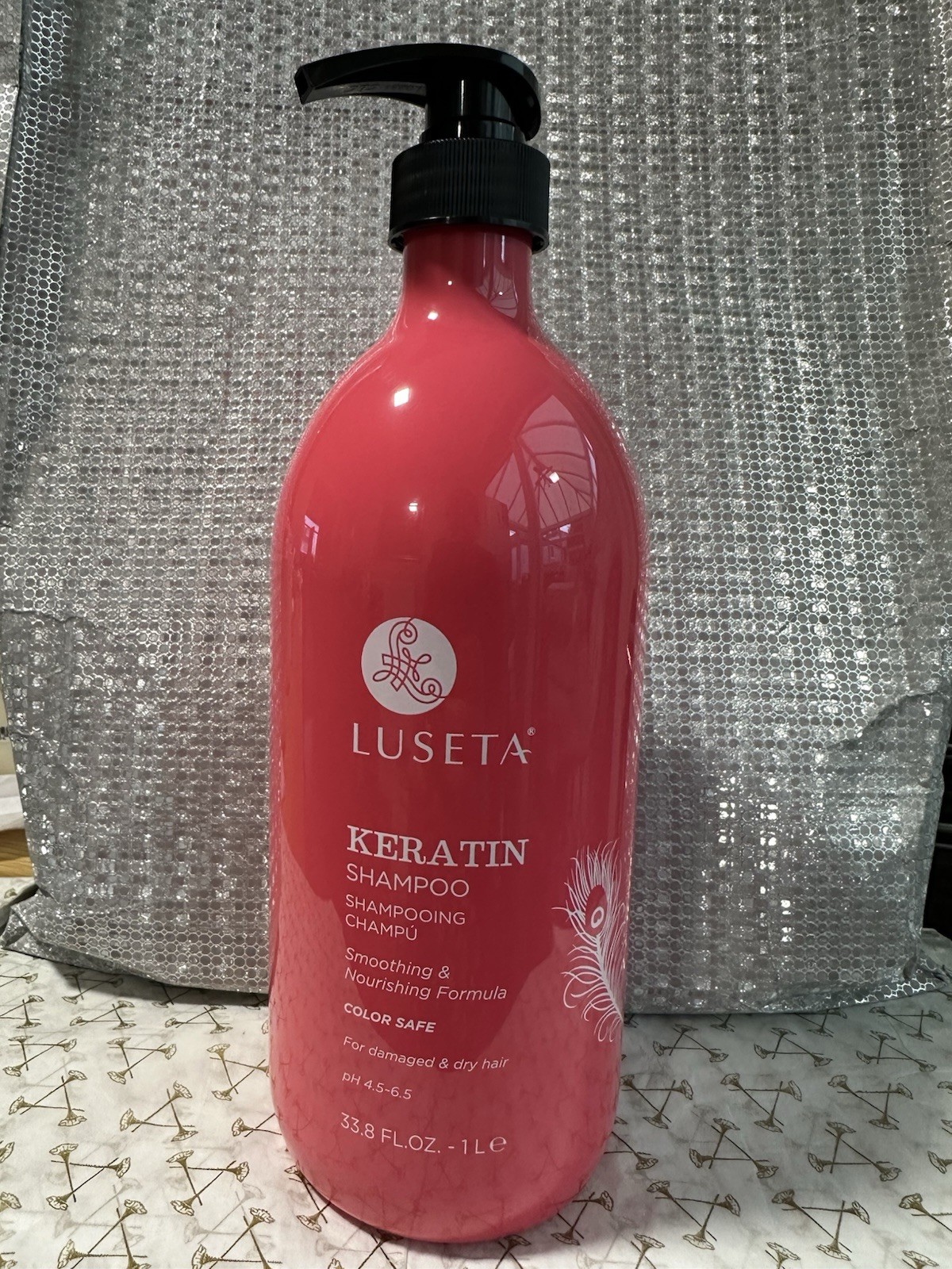 Luseta Keratin Shampoo Smoothing & Nourishing Formula 1L New
