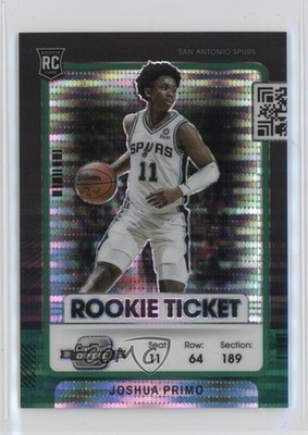 2021 Contenders Optic Rookies Green Pulsar Prizm 22/25 Joshua Primo #15 RC 1u9m