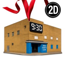 930 Club Acrylic Christmas Ornament Nightclub Music Venue Concert DC Gift 234