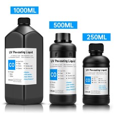 Imprimación de pre-recubrimiento UV para impresión en vidrio cerámica y acrílico metal madera