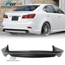 Fits 06-13 Lexus IS250 IS350 IN-S Style Rear Bumper Lip Diffuser Splitter PU