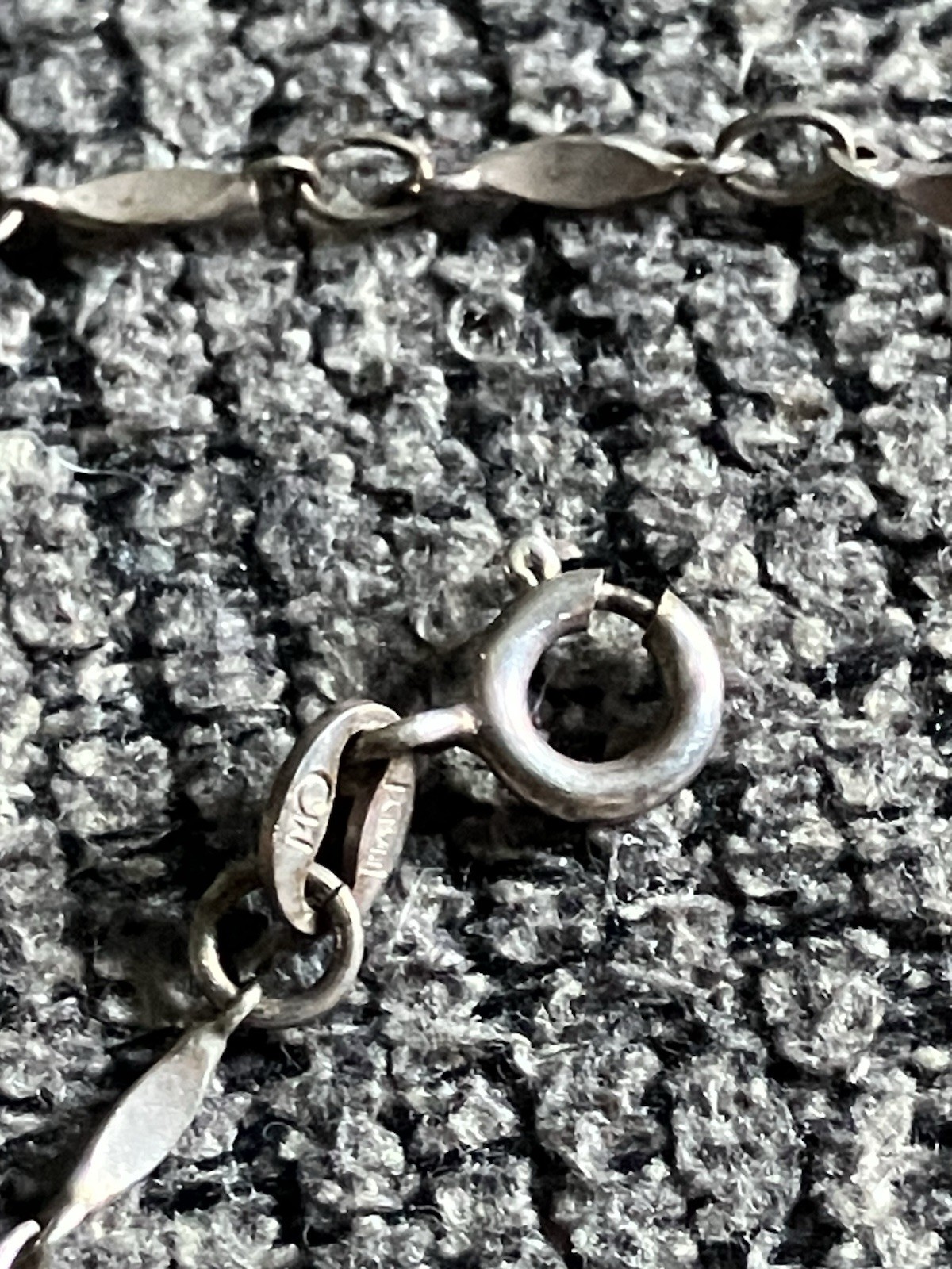 Sterling Silver 9” Thin Chain Bracelet/Anklet - image 2