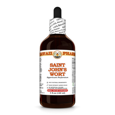 Saint John's Wort (Hypericum Perforatum) Dried Herb Liquid Herbal Extract