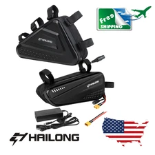 H HAILONG 36V 48V 52V Battery  10Ah 12Ah 15Ah 20Ah Ebike Lithium Battery & Bag