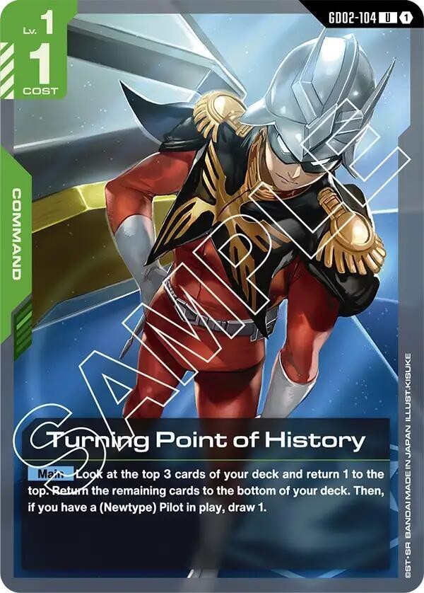 Gundam TCG Turning Point of History GD02-104 Dual Impact Normal