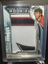 ROOKIE LOGO JUMBOS Josh Norris 2020-21 BLACK DIAMOND TEAM STANLEY CUP SALE 1