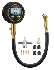 AstroAI Pro Digital Tire Pressure Gauge 3-250PSI ANSI B40.7 Grade 2A Gold 