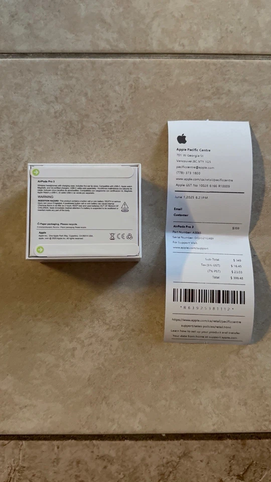 Auriculares inalámbricos Bluetooth y vienen con recibo Foto 2 de 3