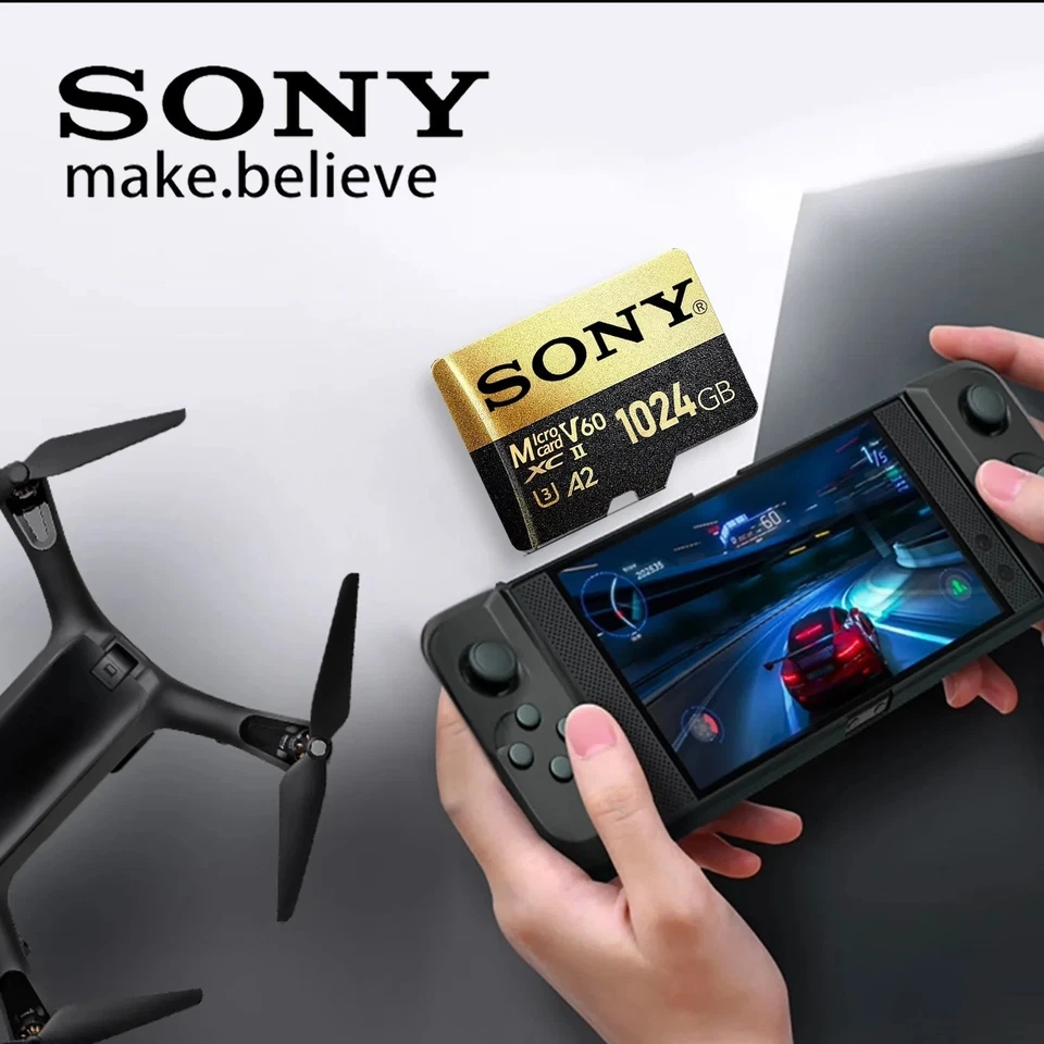 SONY Micro SD Card 2TB 512GB 256GB 128GB TF Memory Card Extreme 1TB U3 4K High - Image 4 of 4