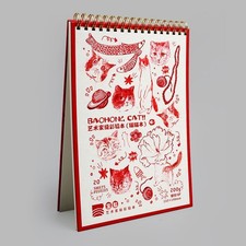 BAOHONG Meow & Draw Cat Sketchbook 200gsm A5 ...