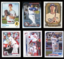 Shohei Ohtani Lof of (6) Baseball Cards Topps Heritage Allen & Ginter