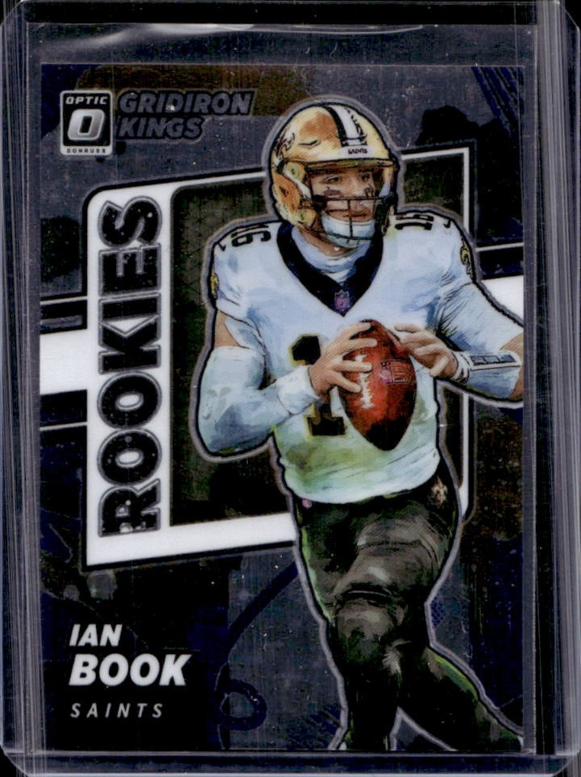 Ian Book Panini Donruss Optic Rookie Gridiron Kings #RGK16 Purple Stars