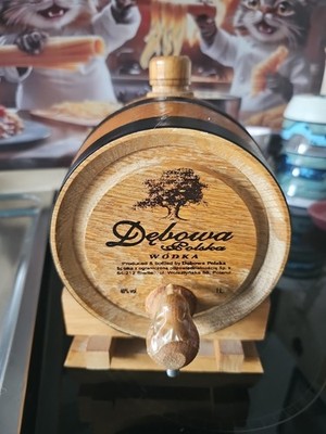 Debowa de Chene Wodka im Holzfass, 40% Vol. 1 l