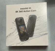Insta360 X5 - Waterproof 8K 360° Action Camera - New Sealed