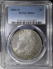 1884-O $1 Morgan Silver Dollar PCGS MS64 (801)