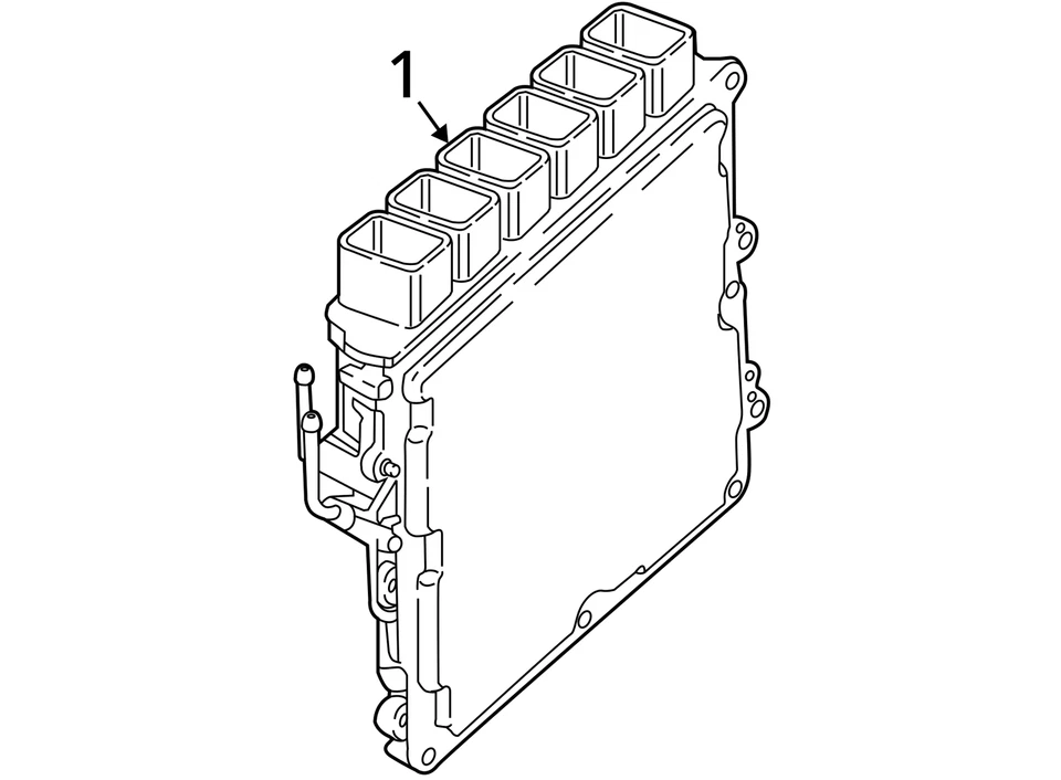 BMW M760I 2017-2019 6,6 L motor módulo de control derecho ecu ecm 8489448 OEM Foto 4 de 4