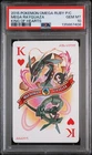 Pokemon Omega Ruby Playing Cards Mega Rayquaza King of Hearts PSA 10 Gem Mint