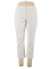 Talbots Outlet Women Ivory Casual Pants 14