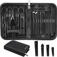 MINKINH Manicure Set Professional Nail Clipper Kit-26 Pieces Stainless Steel Man