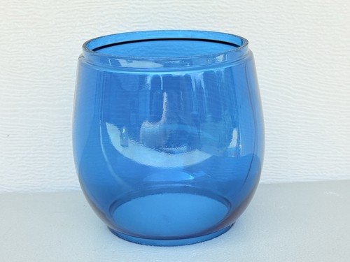 Vintage türkisblau Glas Eisenbahn Laterne Globus Mc K. G. Co. - Bild 5 von 9