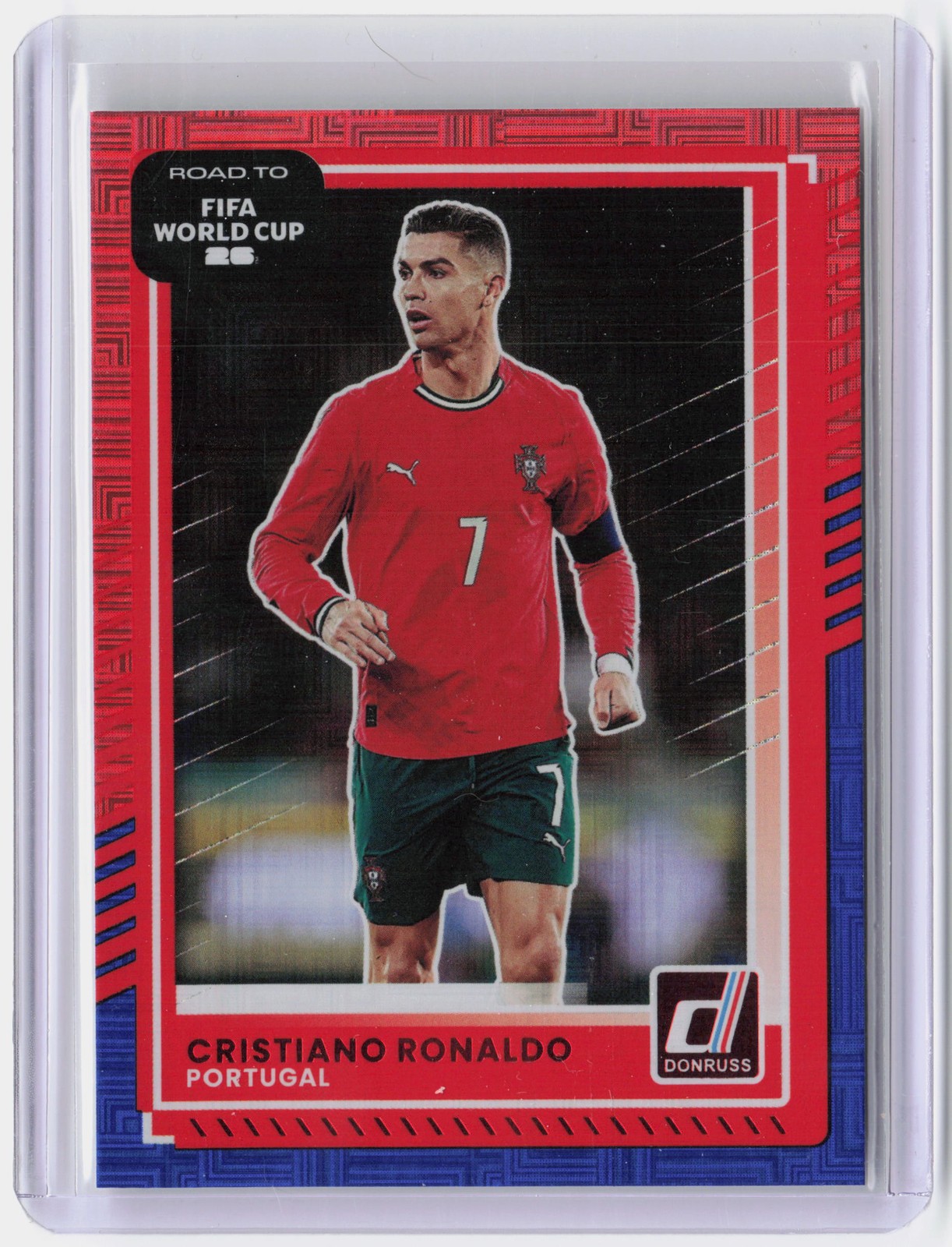 2025-26 Donruss Road to FIFA World Cup #91 Cristiano Ronaldo Red And Blue