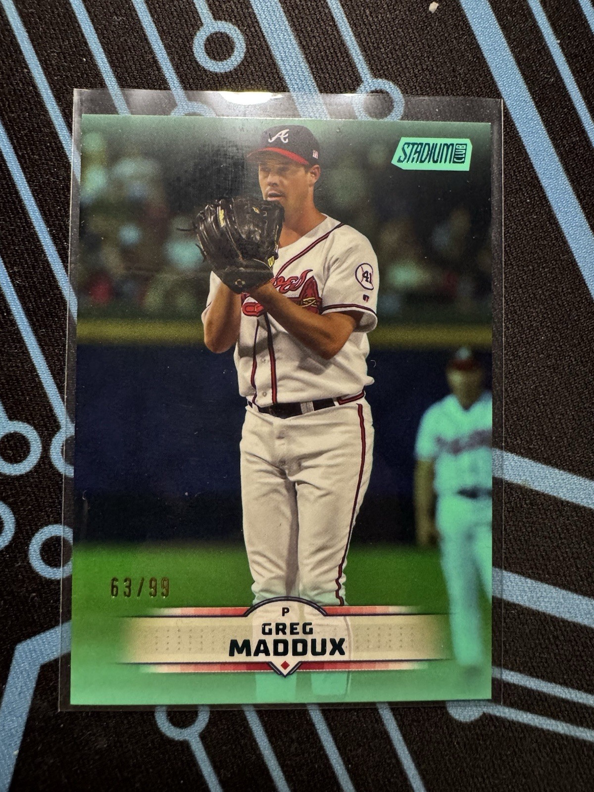 2025 Topps Stadium Club - Greg Maddux #71 Turquoise Foil /99