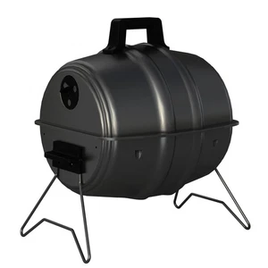 Americana Grills Keg A Que Charcoal BBQ Grill portable, 186 De pouce carré, noir