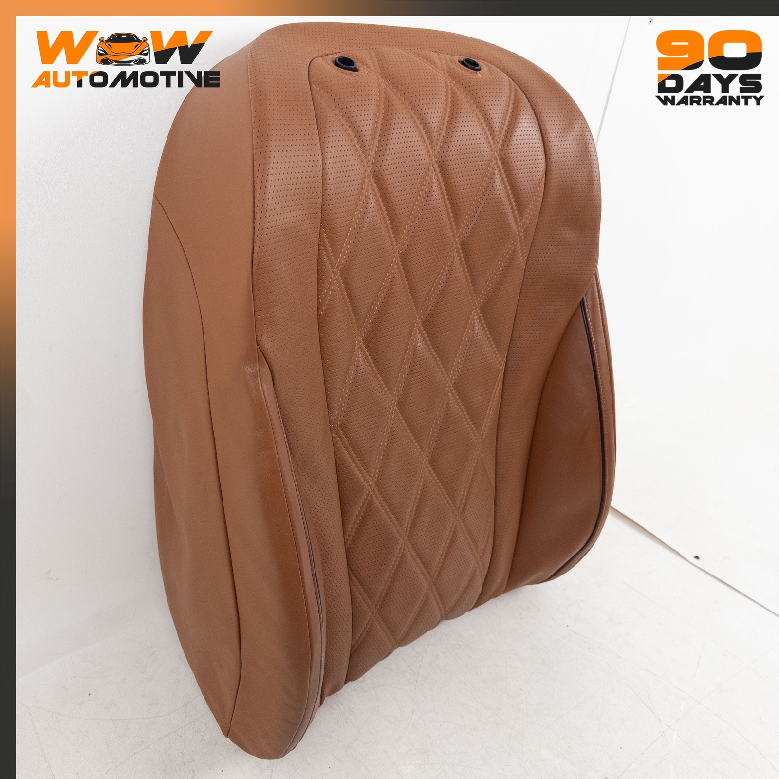 14-19 BENTLEY FLYING SPUR FRONT RIGHT UPPER BOTTOM SEAT CUSHION BROWN OEM