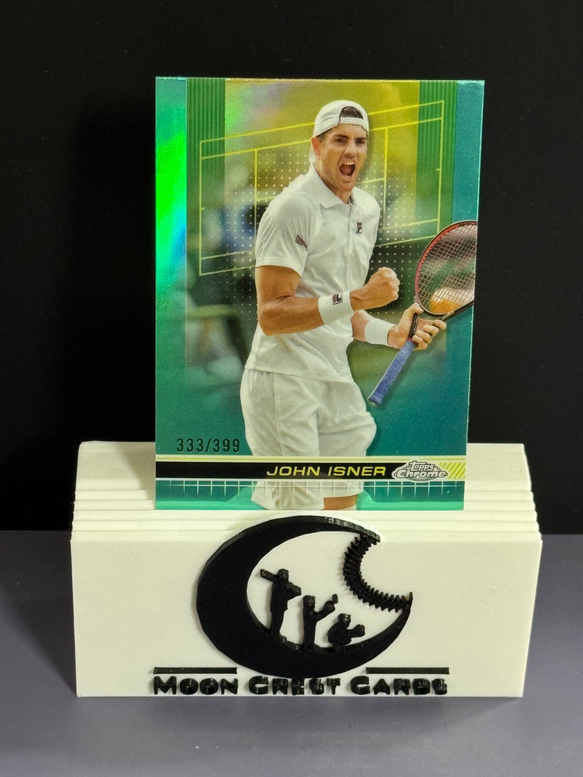 John Isner 🇺🇸 #/399 Aqua Refractor -- 2024 Topps Chrome 🎾 #92