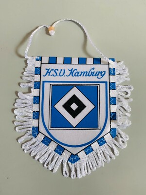 Fanion Vintage HSV Hambourg - Banderin Football Allemand, Collection Supporters