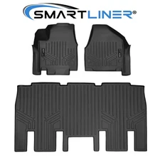 SMARTLINER Custom Fit Floor Mats 2 Rows Liner Chrysler Pacifica 2017-2025