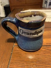 Tumbleweed Pottery Grandpa Colorful Coffee Mug New