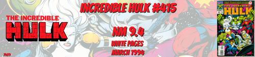 Incredible Hulk 415 NM 9.4 Marvel 1994 - Picture 3 of 3
