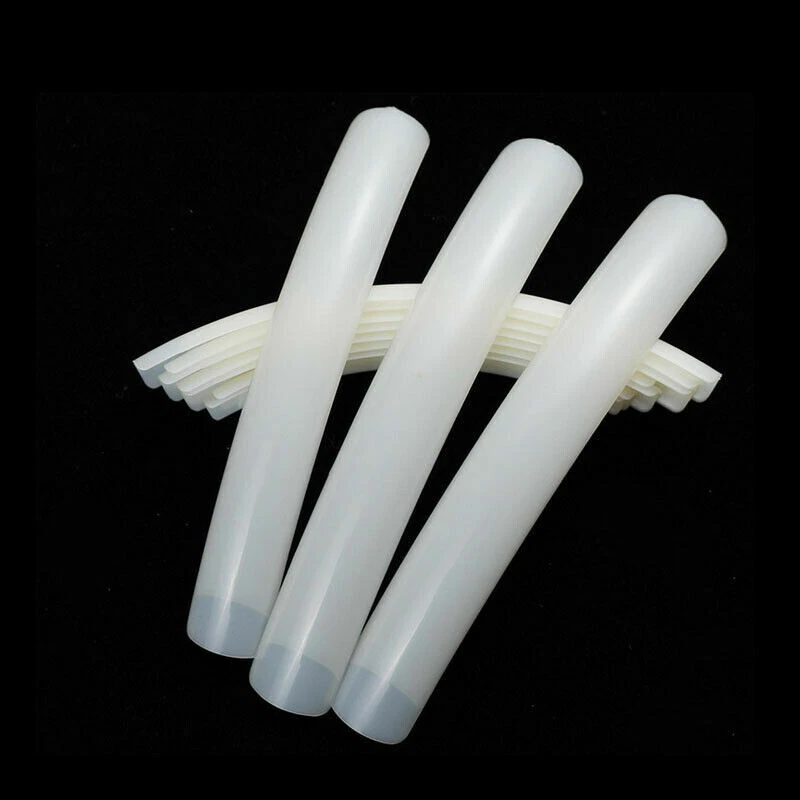 100Pcs Extra Long False Nail Art Tips Stiletto Pointy Square Curved Finger Nails - Image 4 of 4