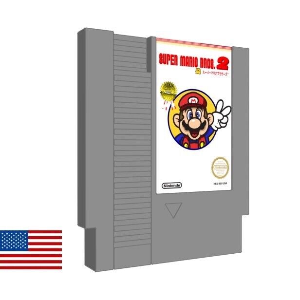 Super Mario™ Bros. 2 (JP) Alt Cover - (NESDG) Nintendo Entertainment System  - Game Case Only - No Game 