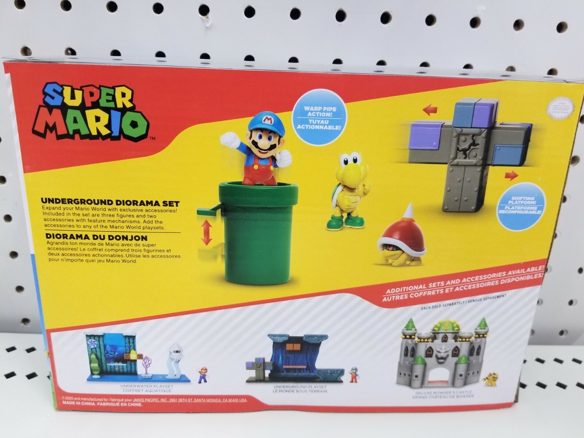 World of Nintendo Super Mario Underground Diorama Set 2.5-Inch | eBay