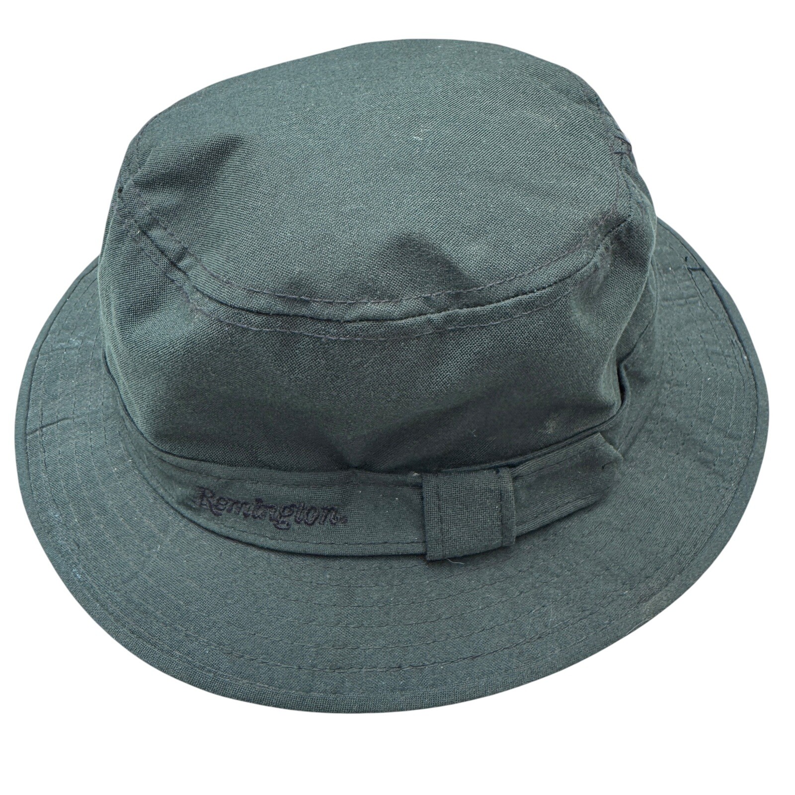 Remington Hat Vintage Fedora Hunting Fishing Bucket Cap Forest Green USA Medium