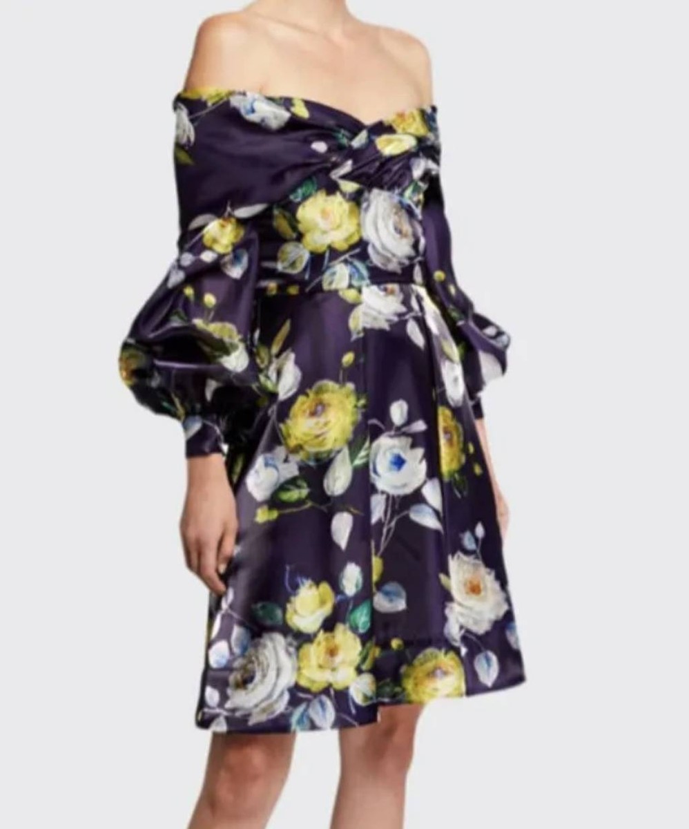 off the shoulder neon dress Women's Neon yellow Textured Off-the-shoulder Dress